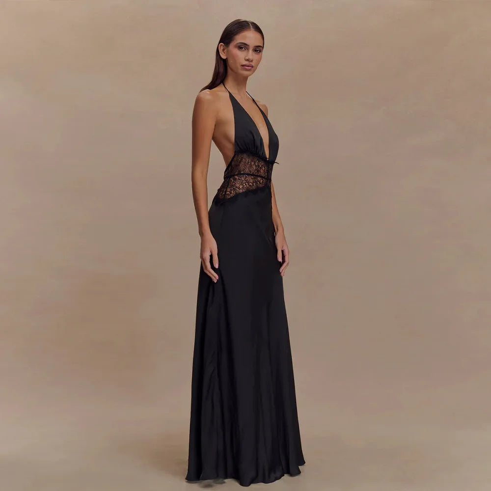Summer Lace Halter Dreamy silk