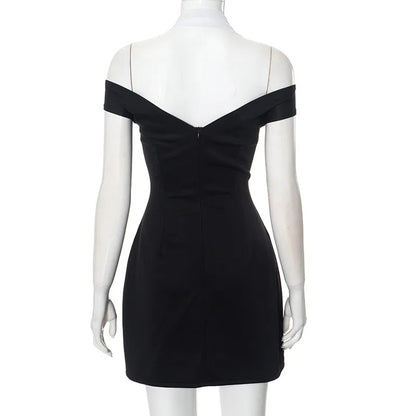 Off Shoulder Halter Party