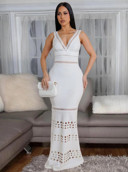 Knit Party Long Dress