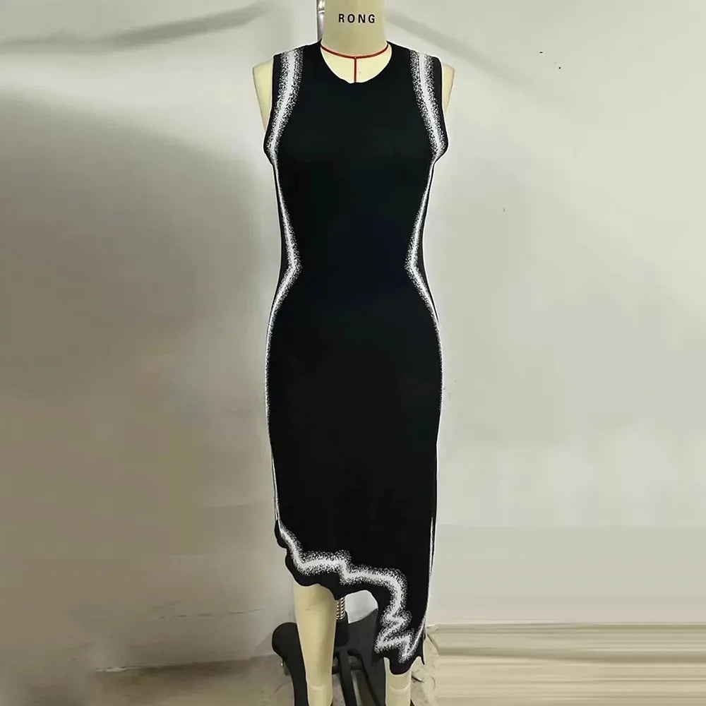 ph5 Bandage Knit Wavy Dress - Shellss