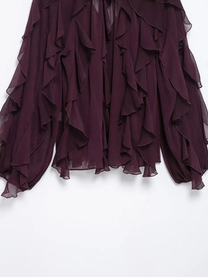 Summer Ruffle frills Top