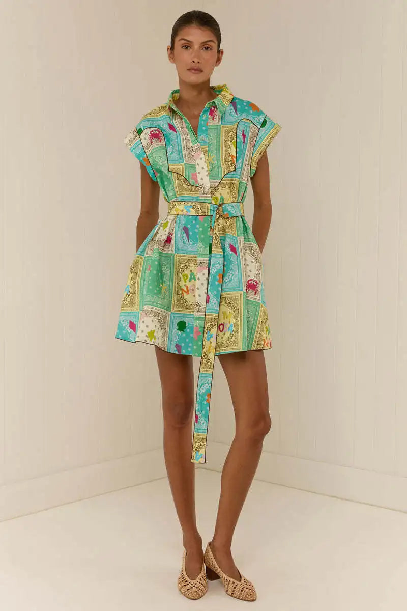 Green Boho Classy Alemais Sundress