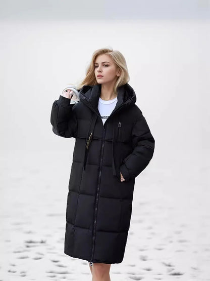 Women Parkas 2024 Autumn Winter Down Cotton Jackets Padded Thickened