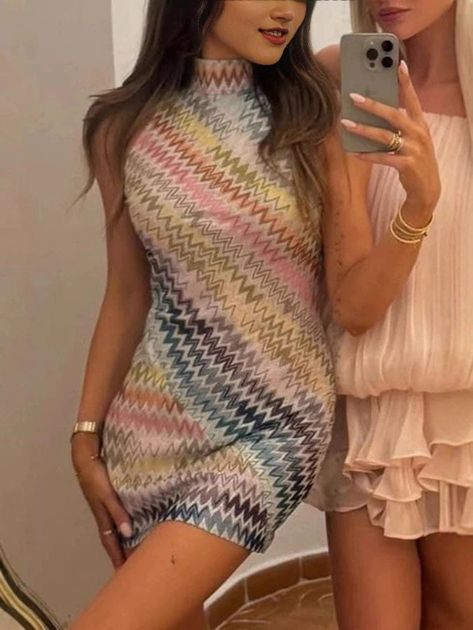 Missoni Mini Printed Bodycon Dress