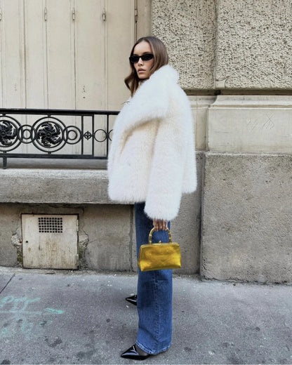 Luxury faux Fur Jacket