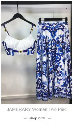 Porcelain Majolica Print MIdi