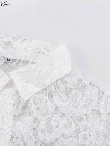White Lace 2 Pieces Set