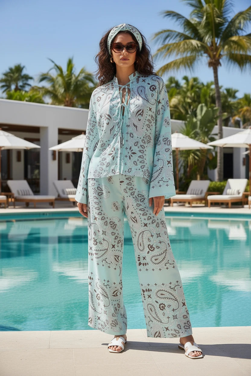 Icy blue Print set