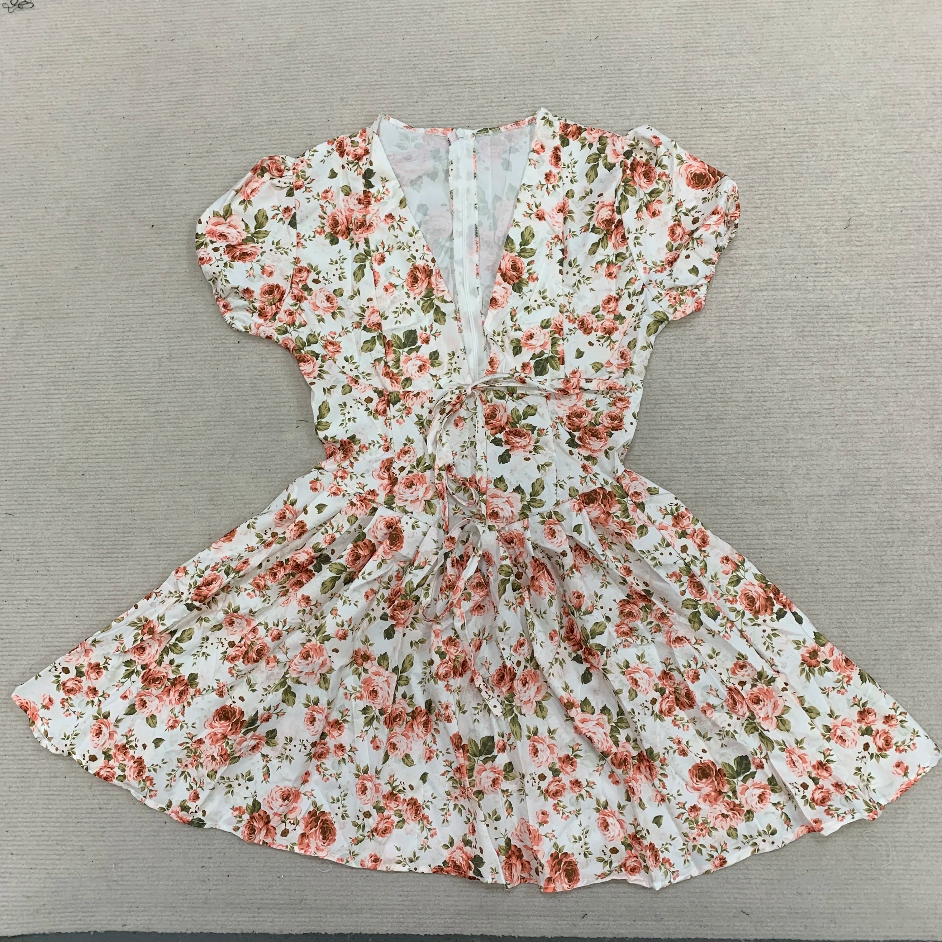 Y2K Fashion Fresh Floral V Neck