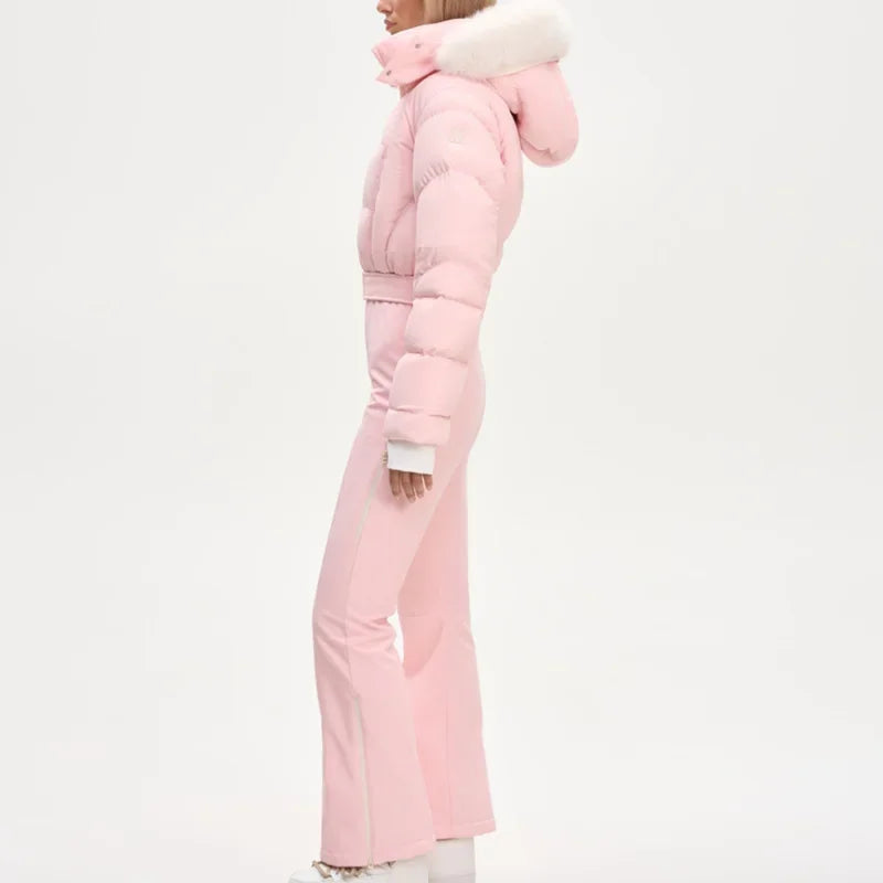 Pink Snow Suit