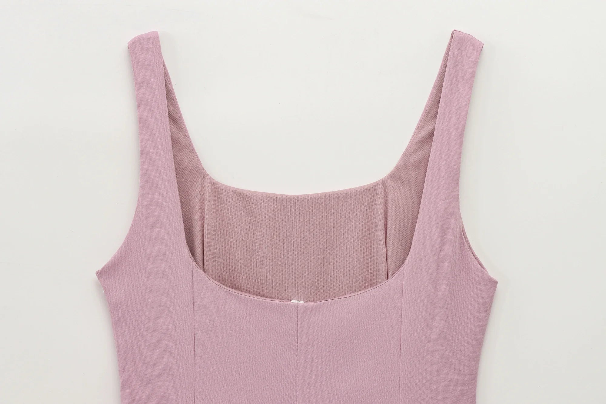 Casual Mini Dress Square Neck