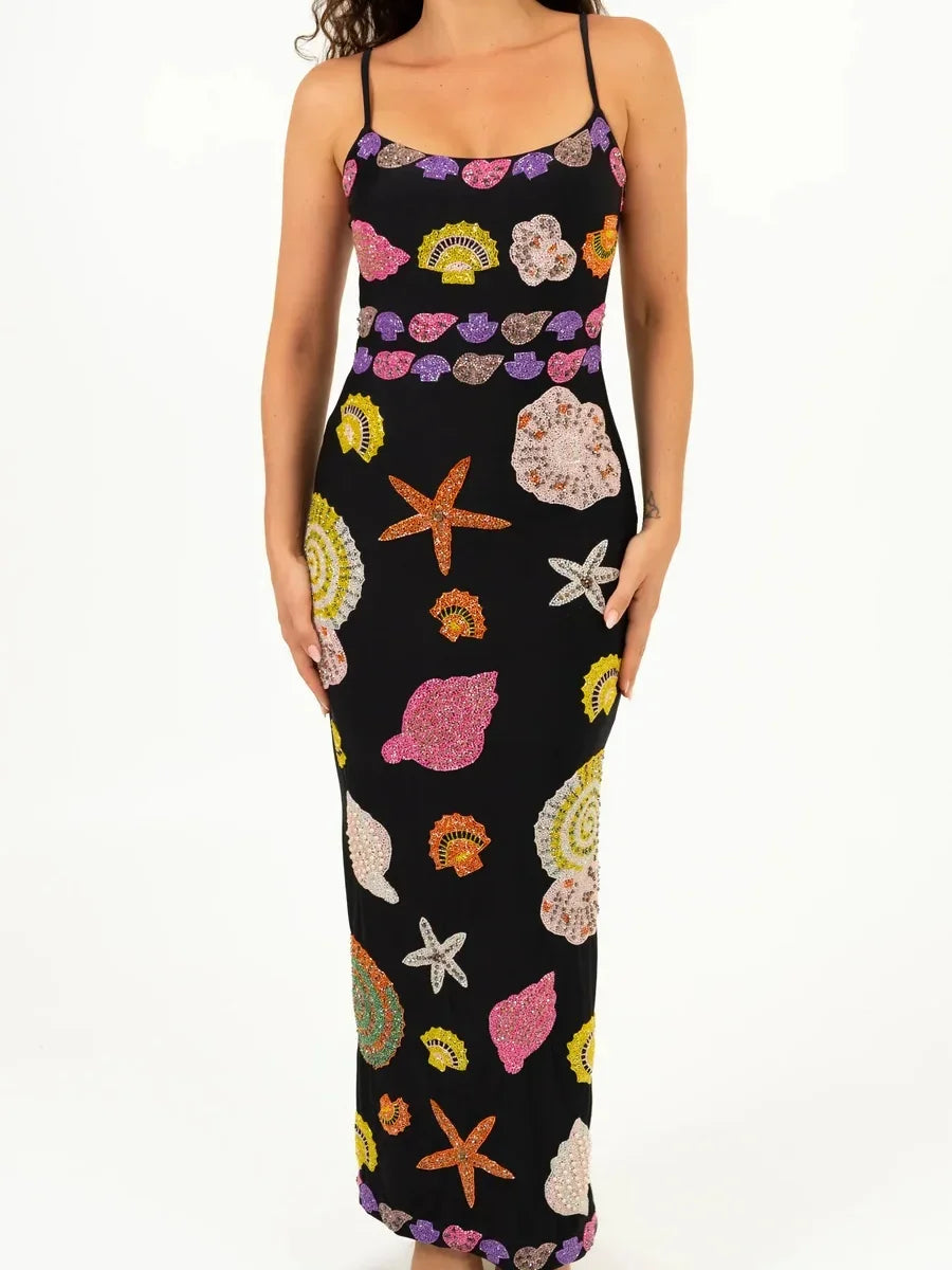 Oceanus Long Dress