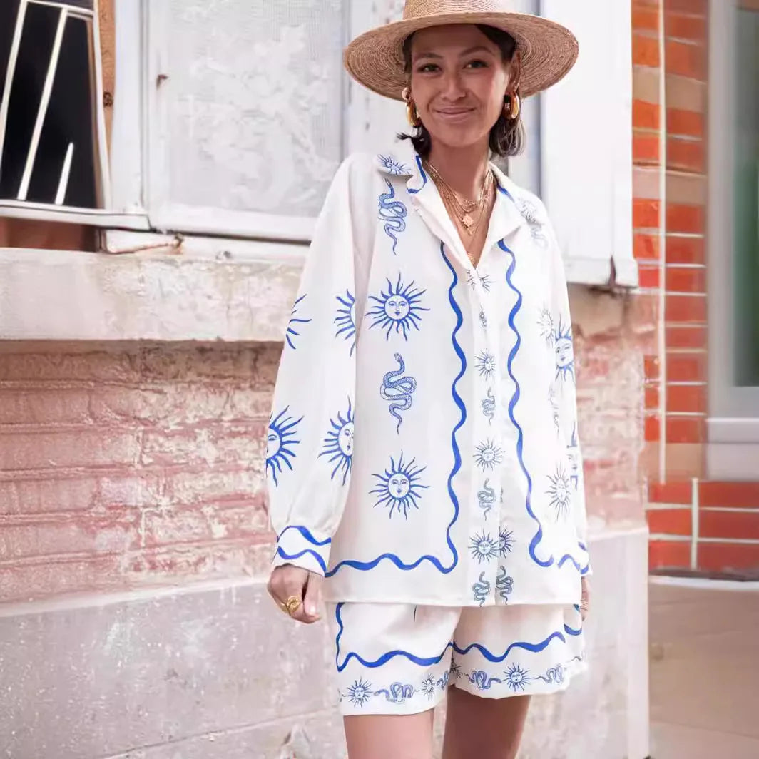 Boho Shorts Set