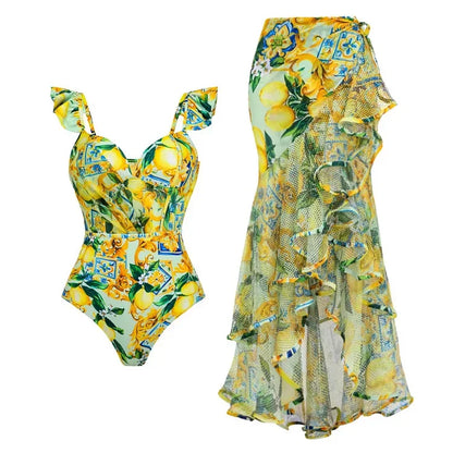 Hot Bikini Swimsuit Lemon Set