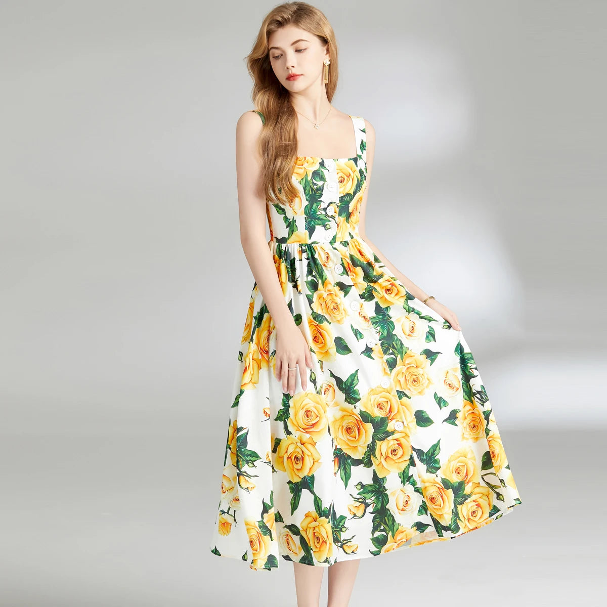 Yellow Rose Dolce Dress