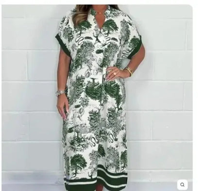 Dior Print Satin Dress