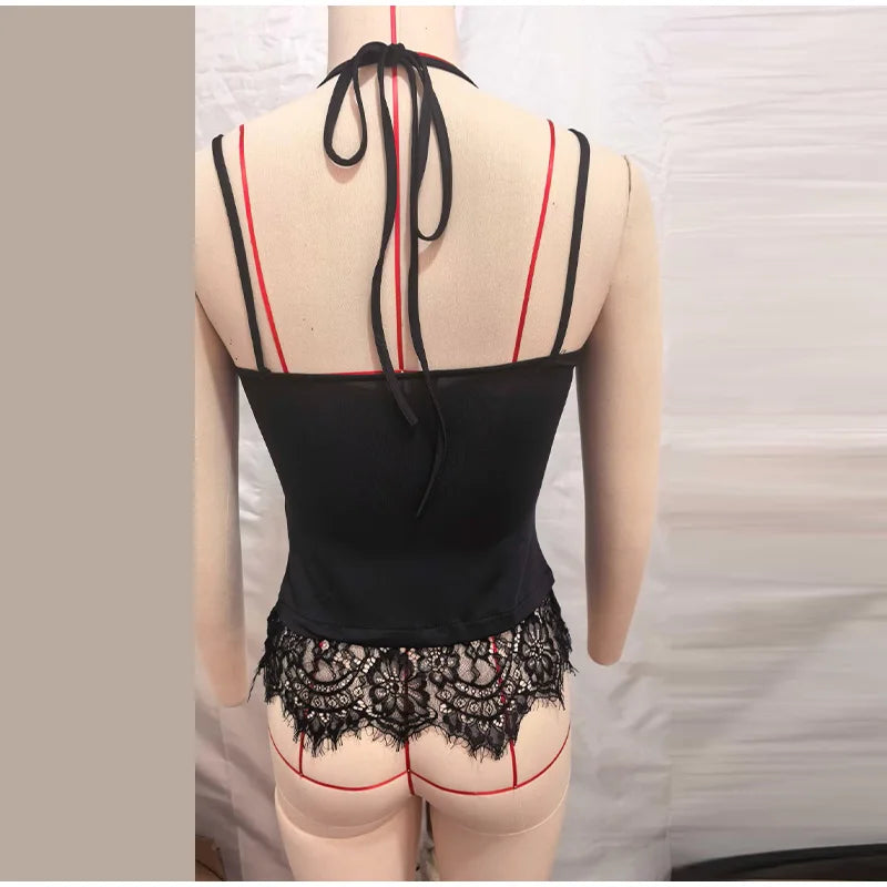 Zara Lace Set Navy Blue