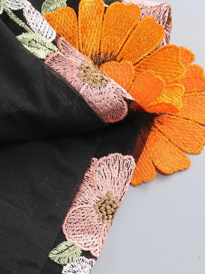 2025 Luxury Embroidered Flower Mini