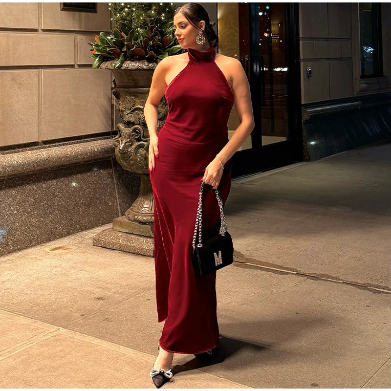 1 chic Vintage Slim Fit Dress Brown