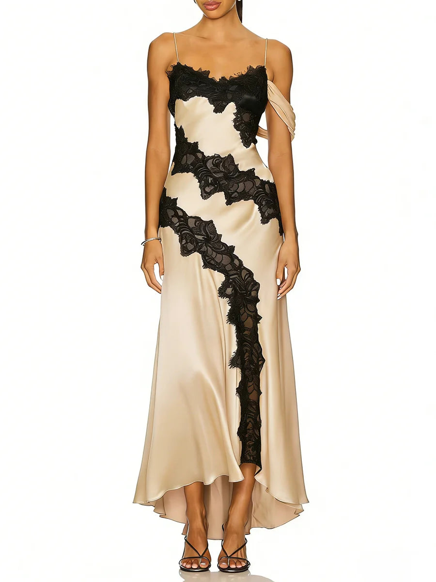 Satin Lace Dresses