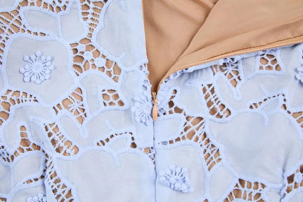 Lace Fish Tail Dress selfportarit