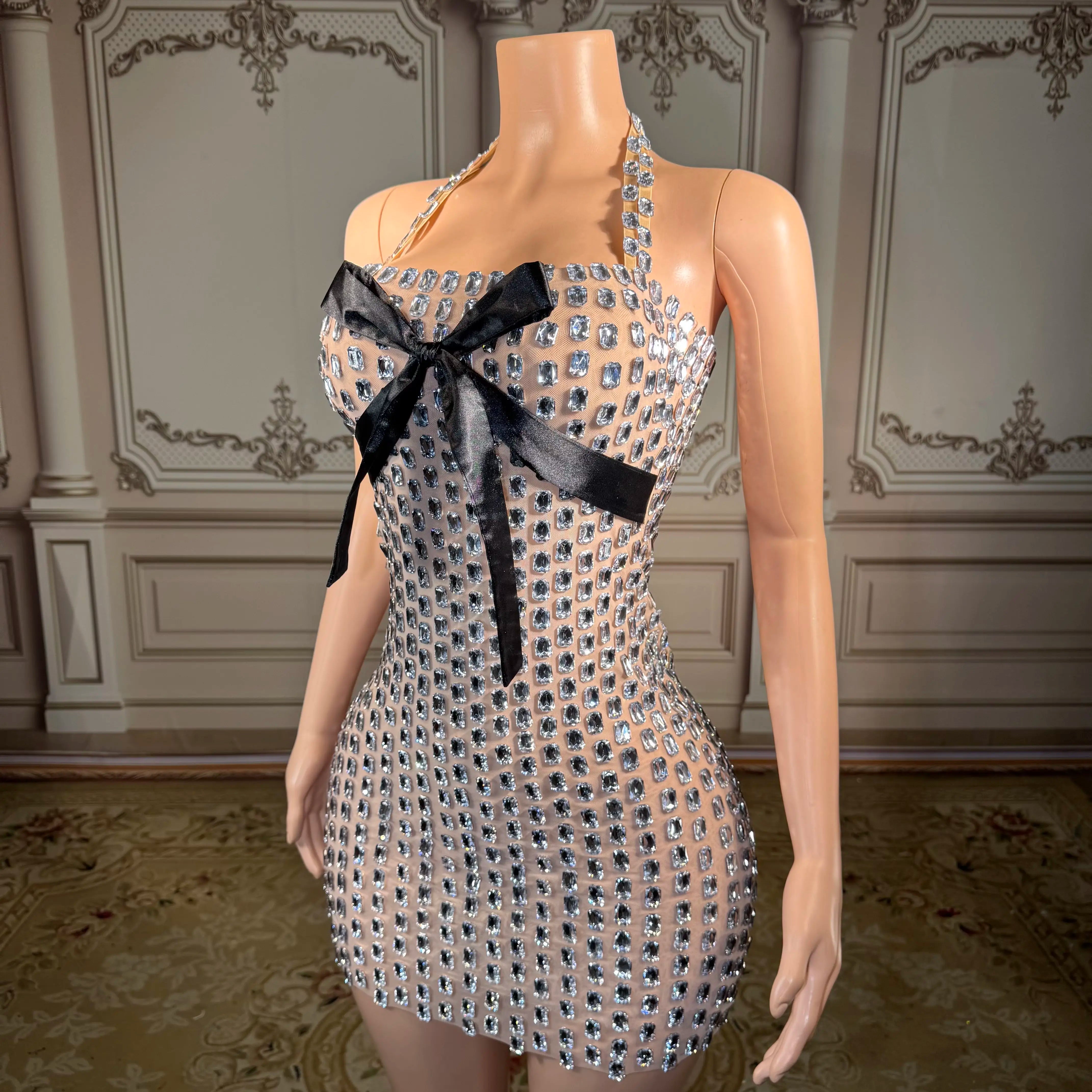 Bronx & Vibes Embellished Dior Bow Mini