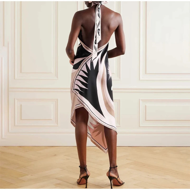 Pucci Summer Backless Pink Dress