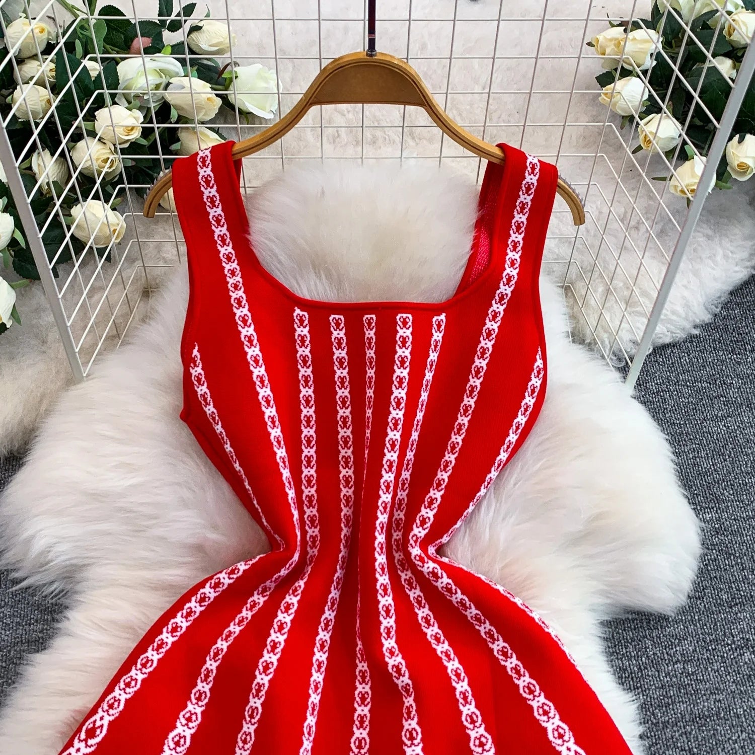 Maje Sandro Knit Pocket Dress