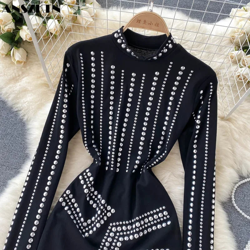 2 Sexy Rivet Dress