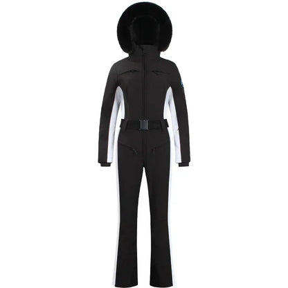 New Winter One-Piece Skiing Suit Thickened Slim Fitting Overalls Thermal Snowboard Jacket Jumpsuit Wind Proof Waterproof Ski Set