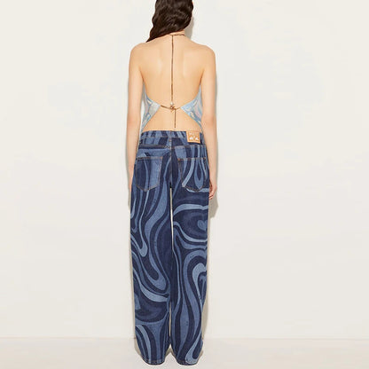 Pucci Halter Tank Tops