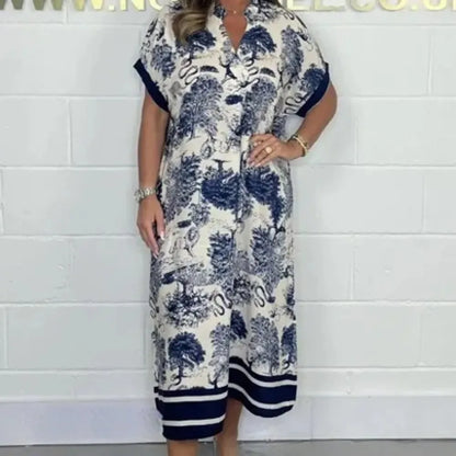 Dior Print Satin Dress