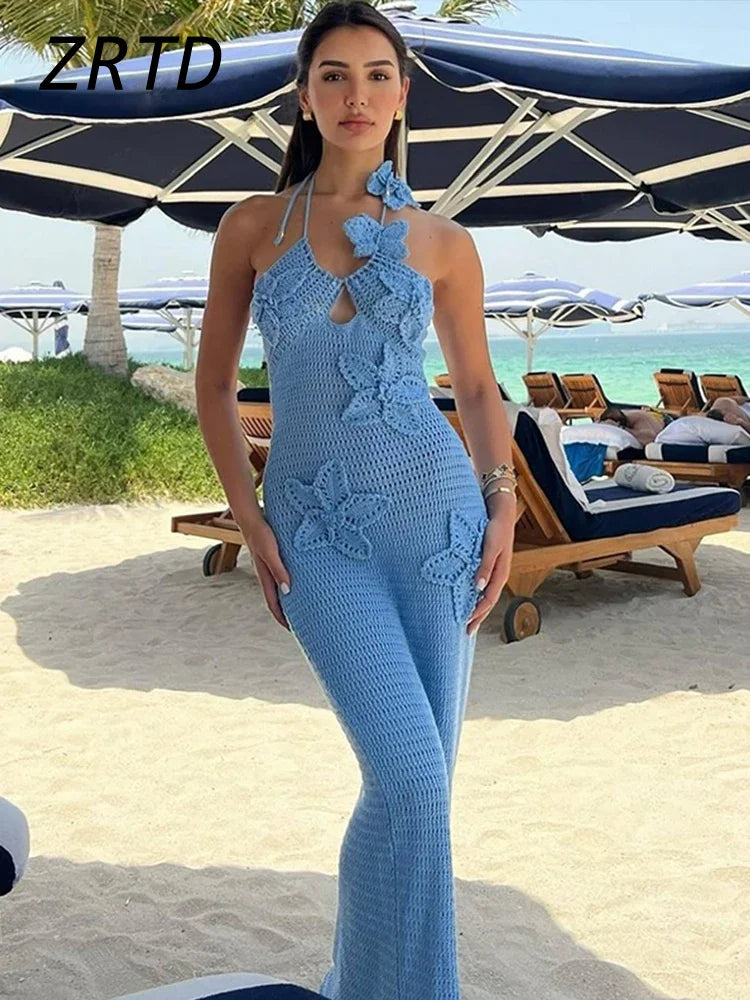 Flower Crochet dress