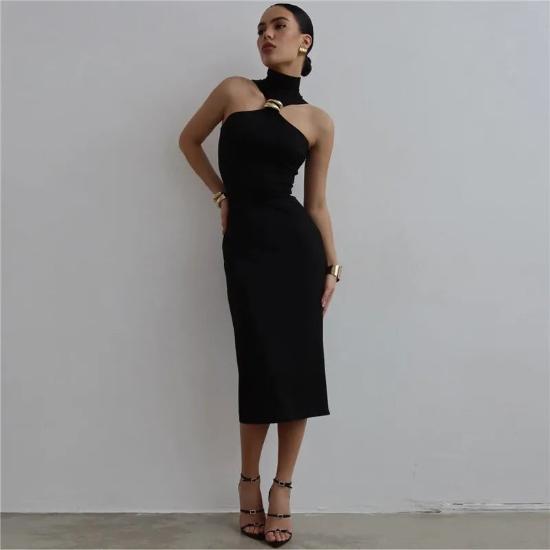 1 Twisted neck Off-shoulder