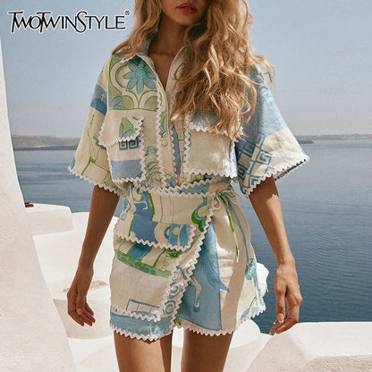 2Piece Set Pockets with skort