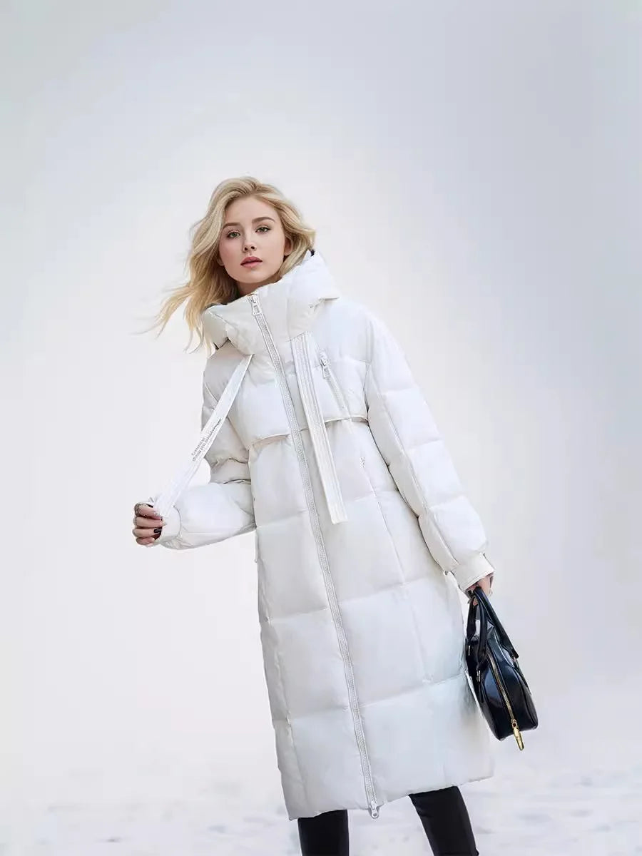 Women Parkas 2024 Autumn Winter Down Cotton Jackets Padded Thickened