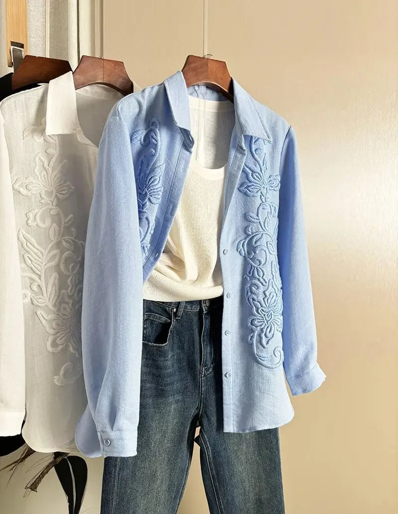 Luxury Embroidered Royals Shirt