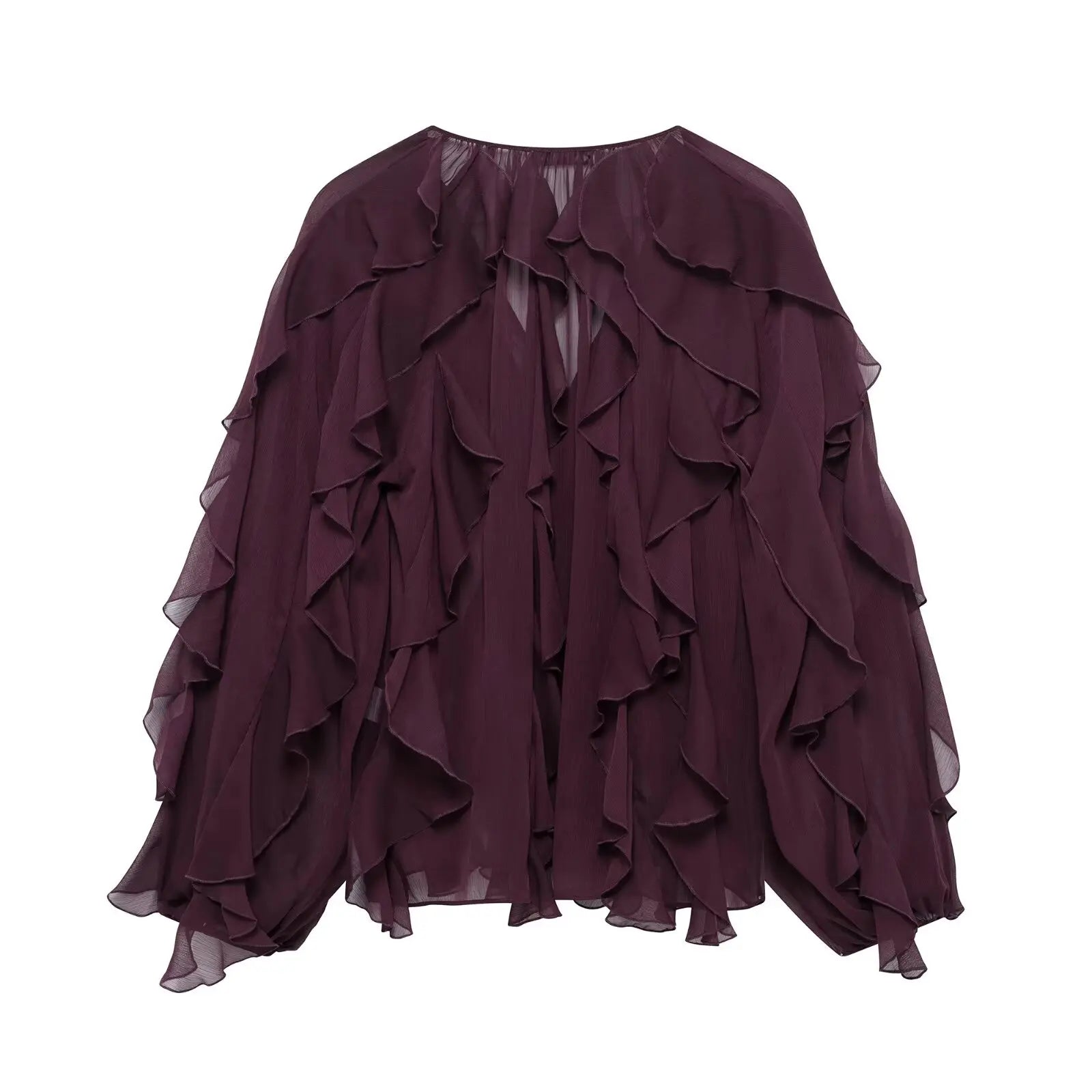 Summer Ruffle frills Top - Shellss