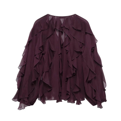 Summer Ruffle frills Top