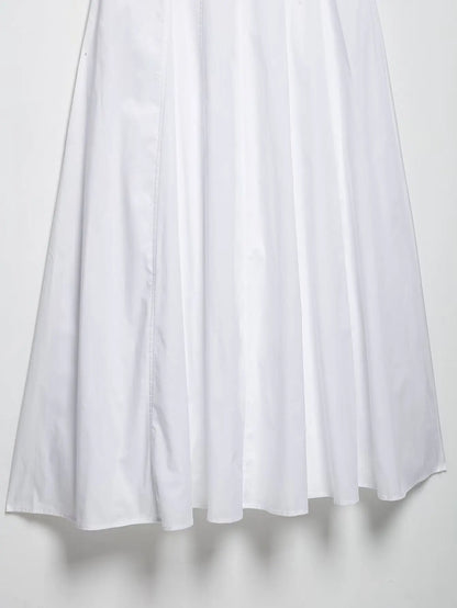 White trending Midi Guess dressd