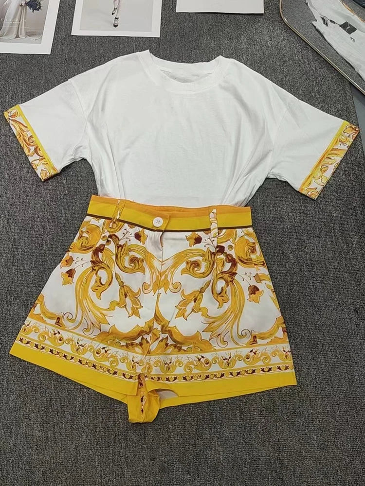 Boho Dolce Shorts set