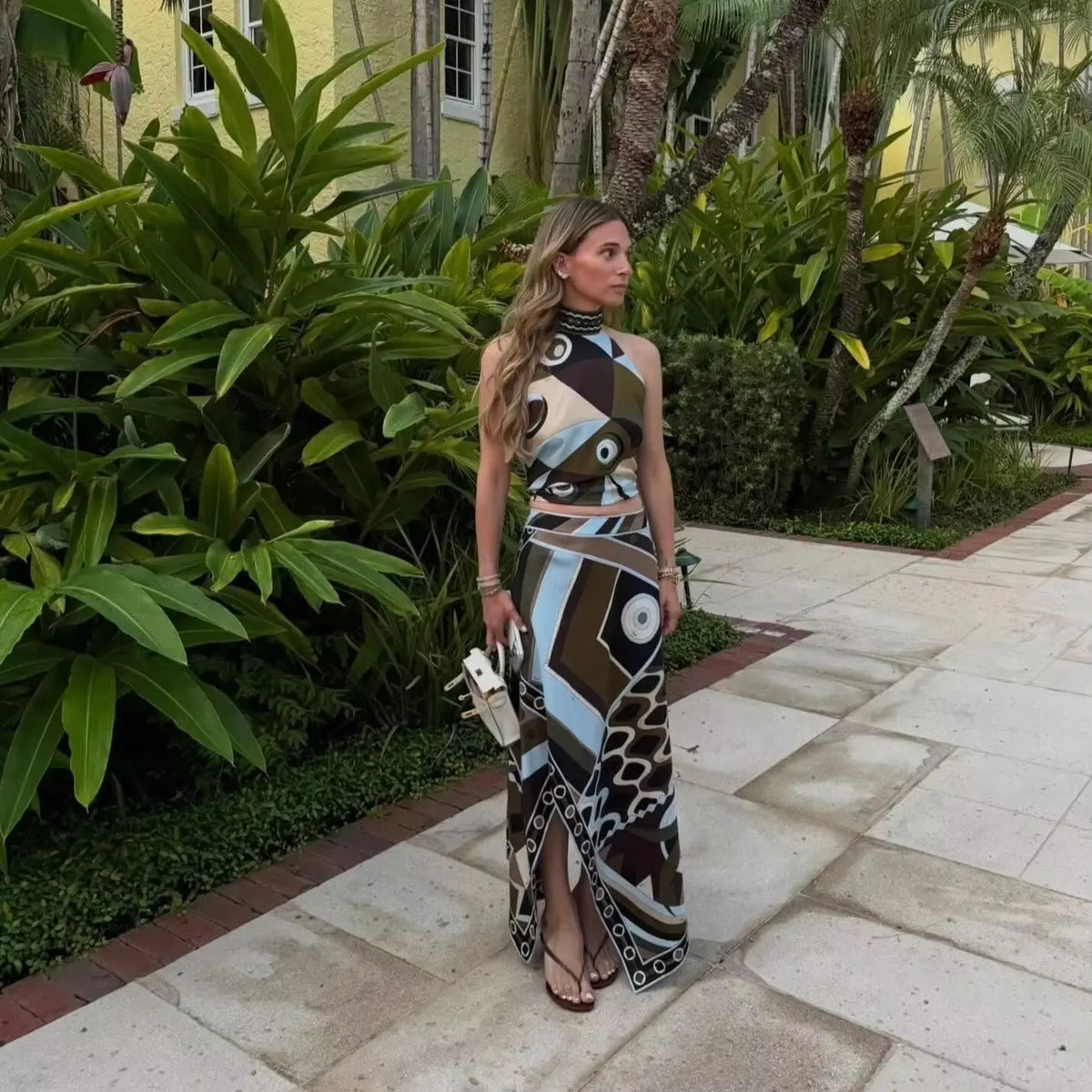 Brown Green Pucci Vibes