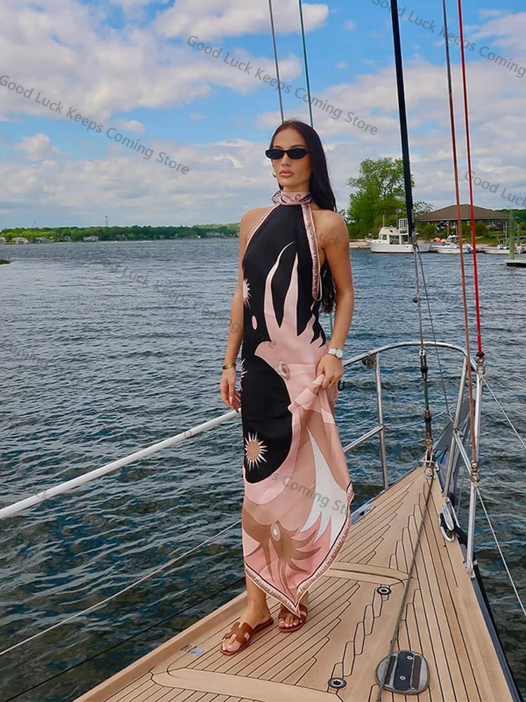 Pucci Halter Midi Dress