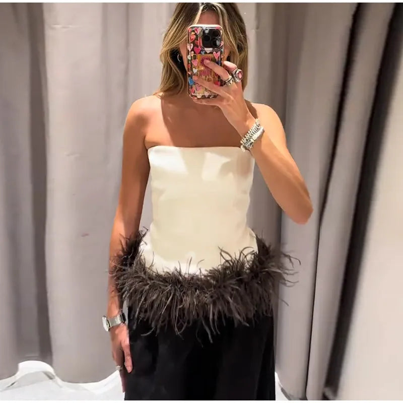 Zara Vibes Mini feather - Shellss