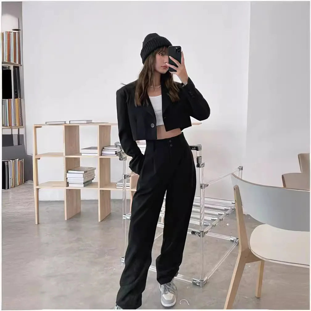 Women's Casual Summer Business Vest and Pants Suit Premium