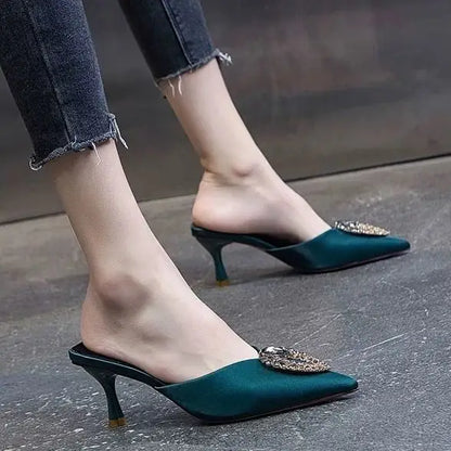 Designer Rhinestone Heels- Super Classy