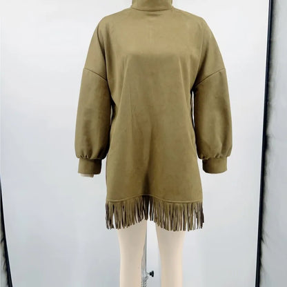 Retro Suede Tassel Zara vibes