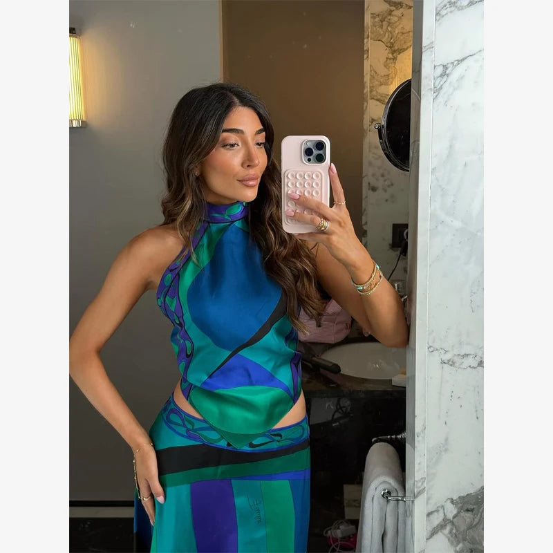 Celebrity Pucci Skirt Set