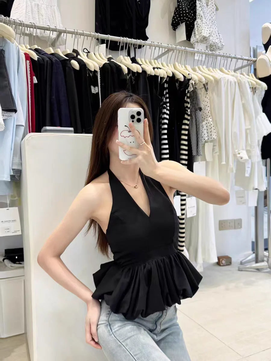 Halter Top With Build-in Bra