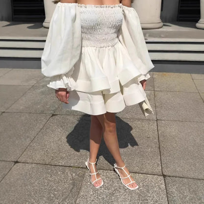Off-Shoulder Sweetheart Tube Top Dress